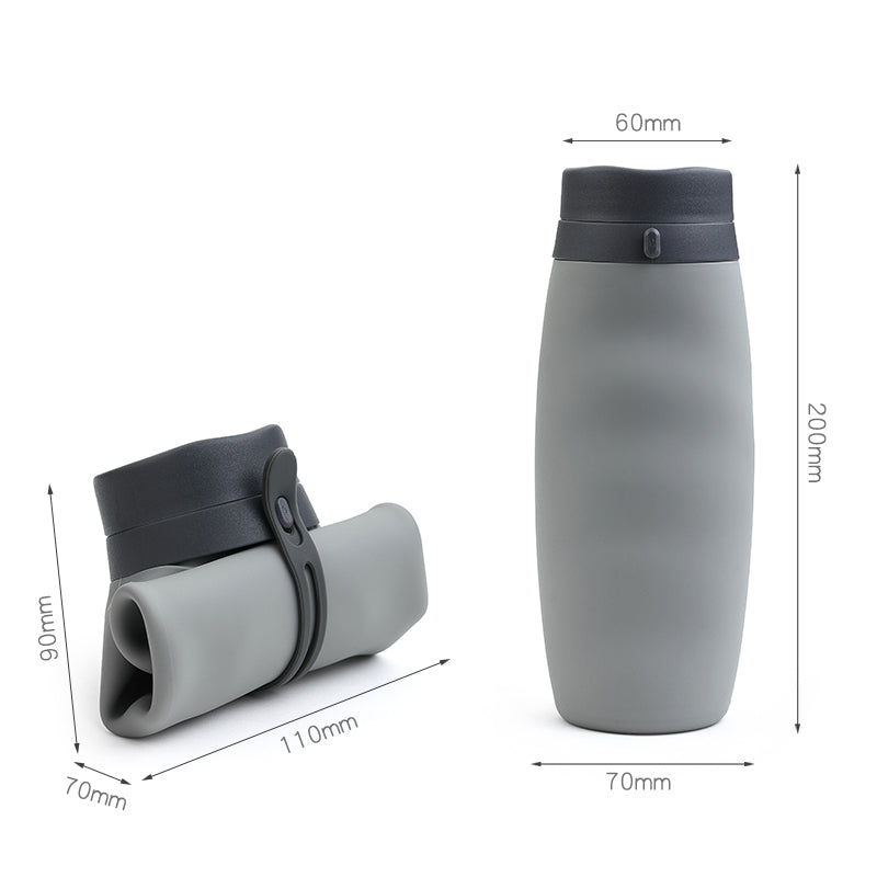 Collapsible Silicone Water Bottle - image 4