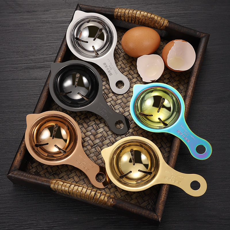 Titanium Plated Egg Separator 304 Stainless Steel Egg White Separator - image 2