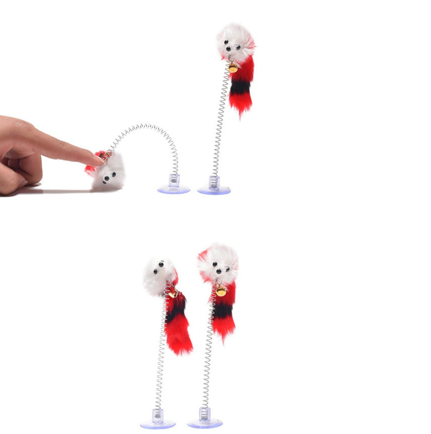 Spring Suction Cat Toy - image 5