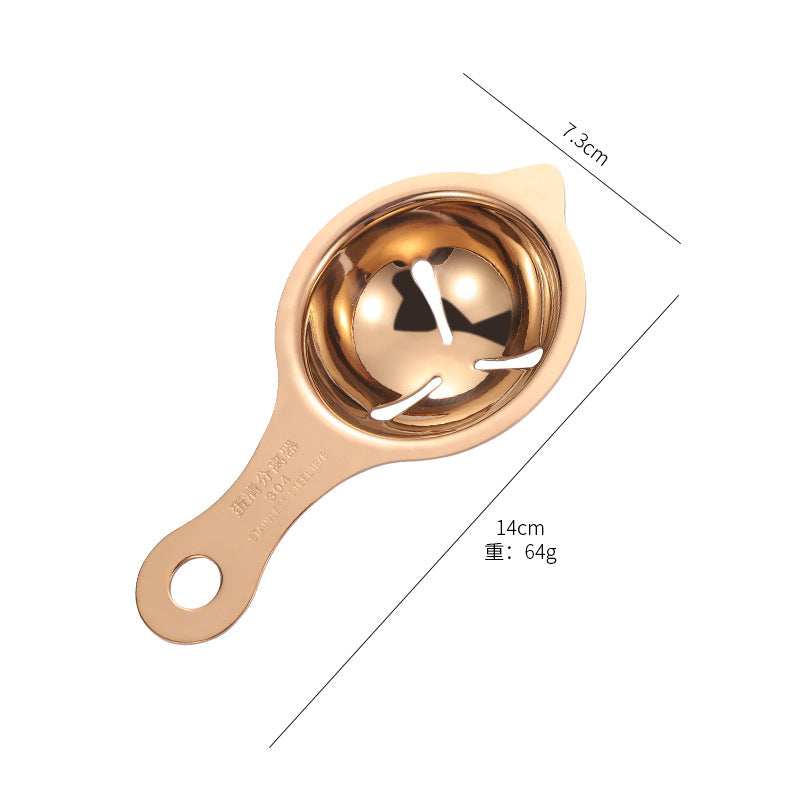 Titanium Plated Egg Separator 304 Stainless Steel Egg White Separator - image 8