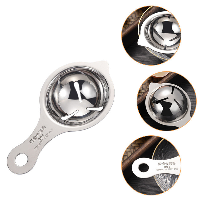 Titanium Plated Egg Separator 304 Stainless Steel Egg White Separator - image 4