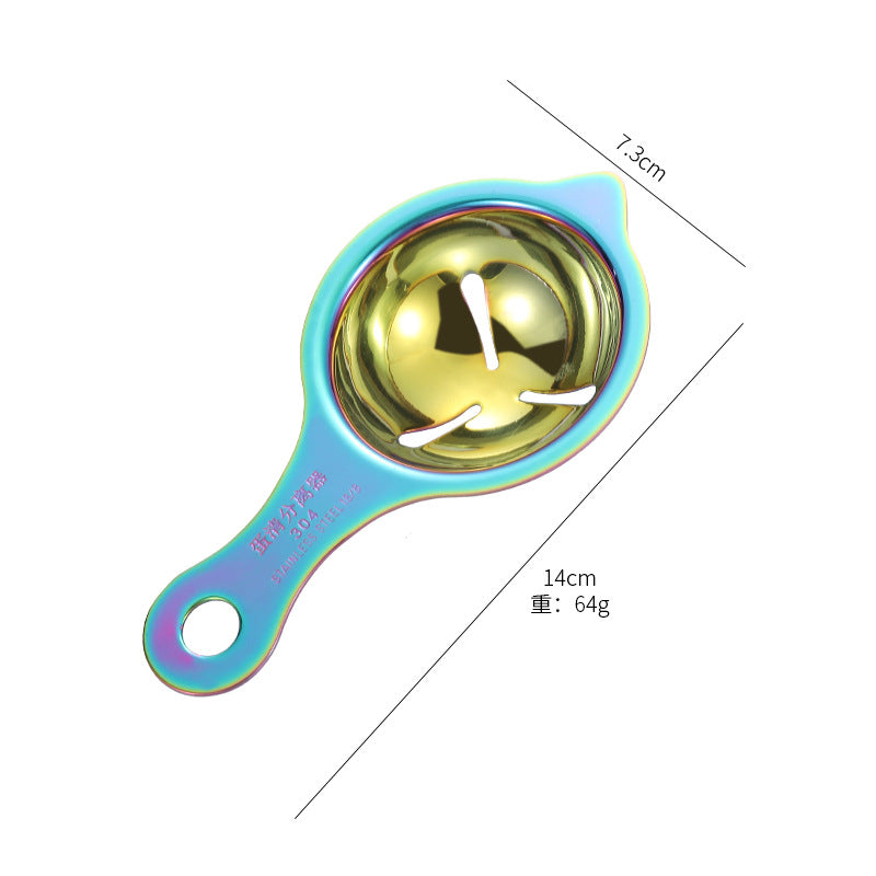 Titanium Plated Egg Separator 304 Stainless Steel Egg White Separator - image 9