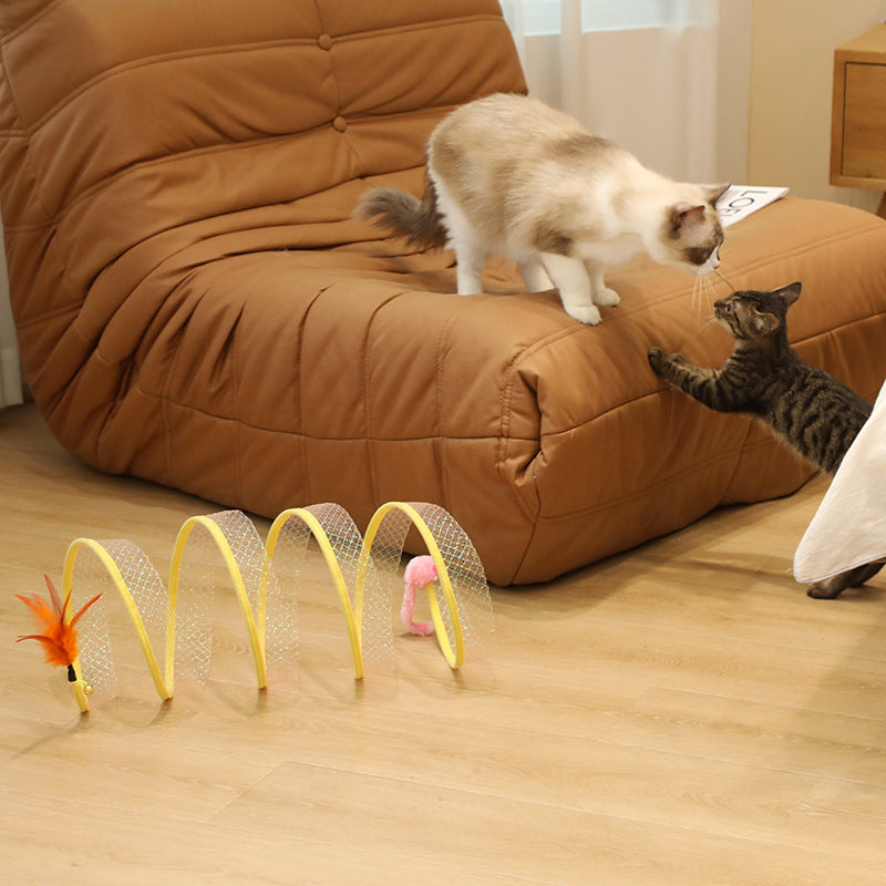 S-Shaped Foldable Cat Tunnel - image 3