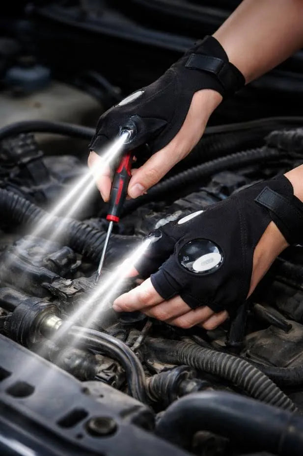 Hands-Free Waterproof LED Illumination Gloves - image 1
