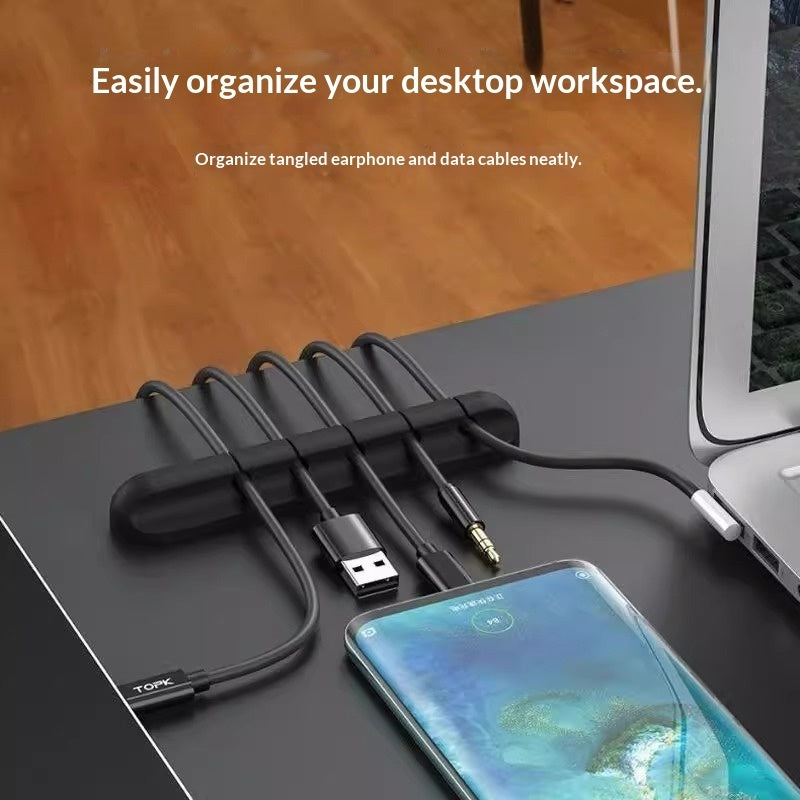 Silicone Desk Cable Holder - image 4