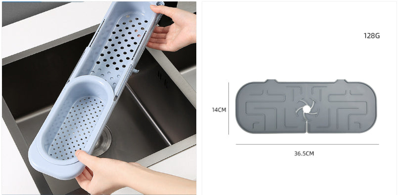 Telescopic Sink Rack for Soap & Sponges - image 9