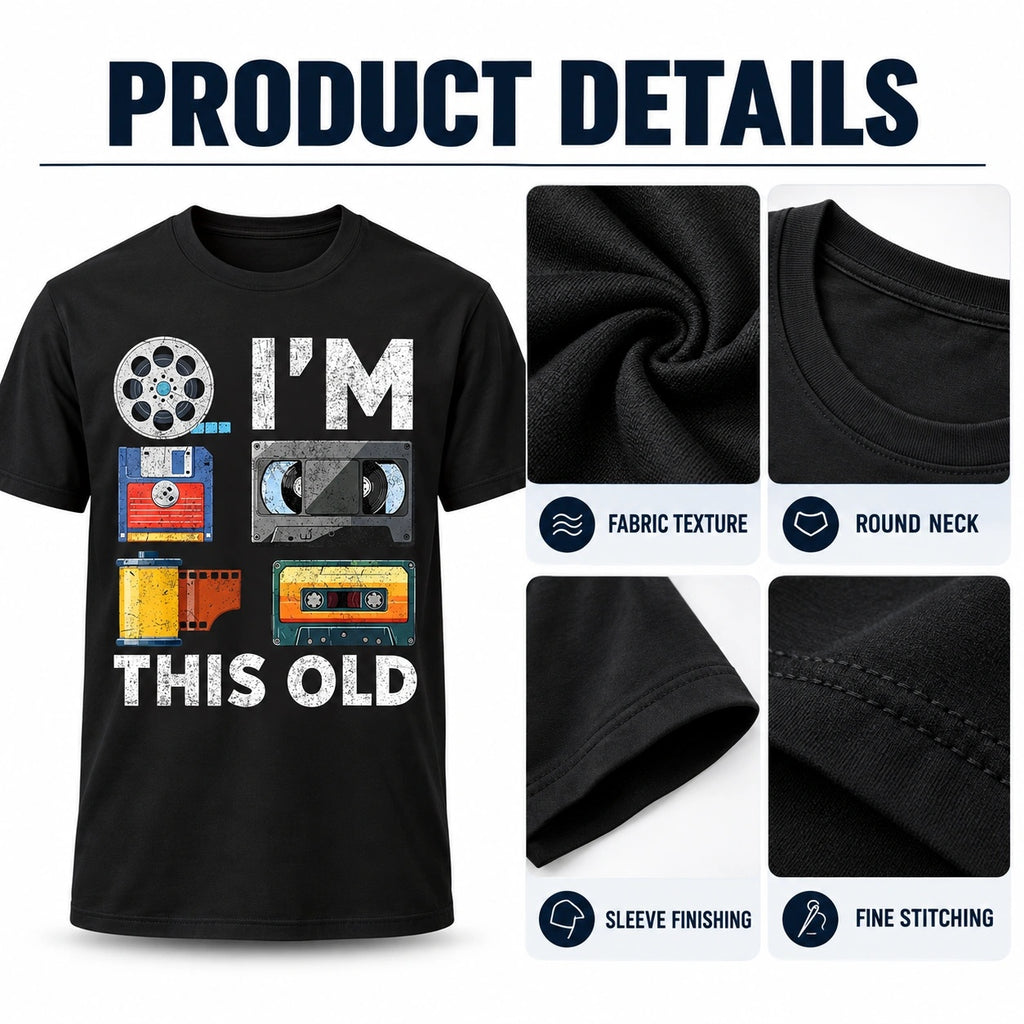 I'm This Old Retro Tee - image 3