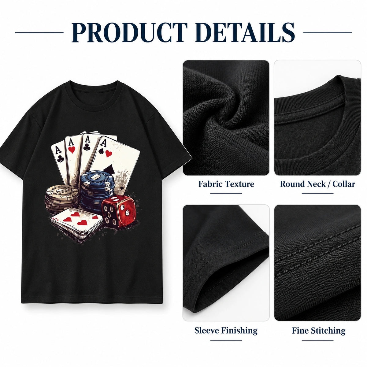 Poker Aces Graphic Tee - image 6