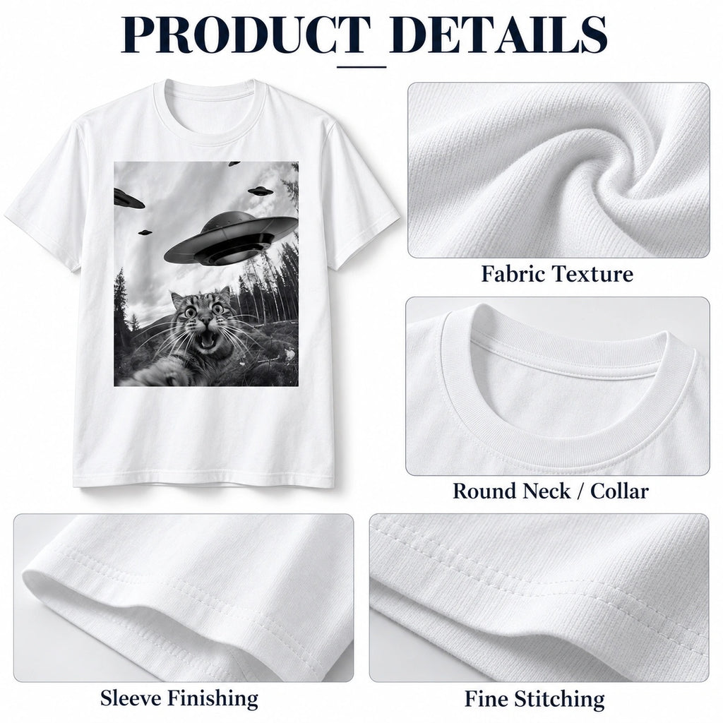 UFO Cat Graphic Tee - image 2