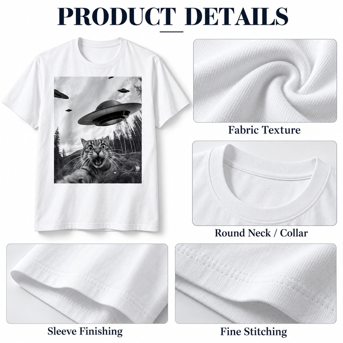 UFO Cat Graphic Tee - image 2