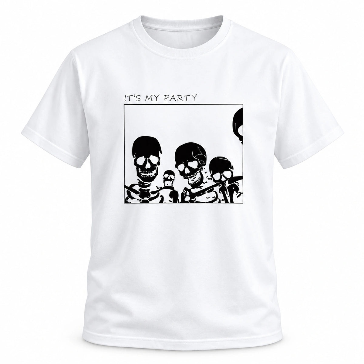 Skeleton Party Graphic Tee - image 1
