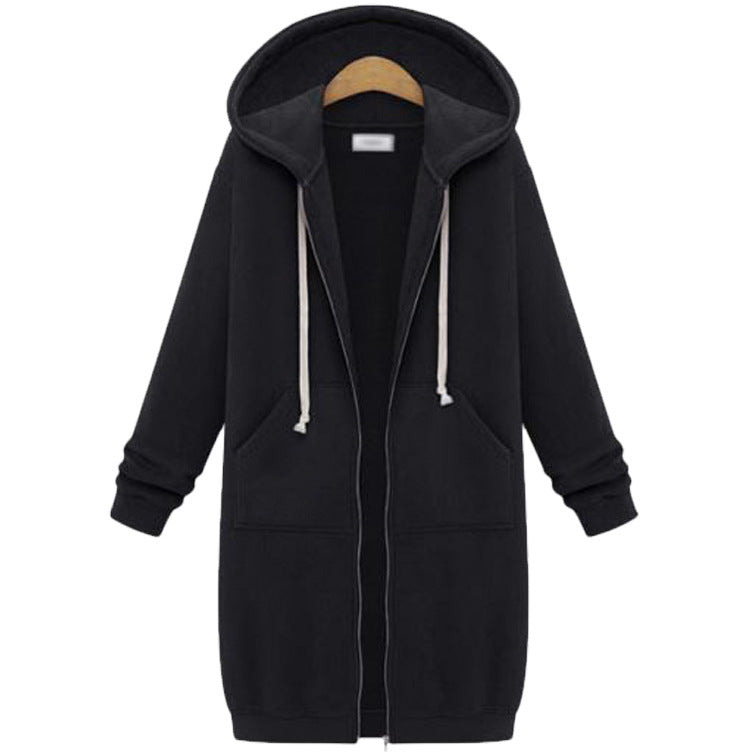 Women's Long Zip-Up Hoodie - image 1