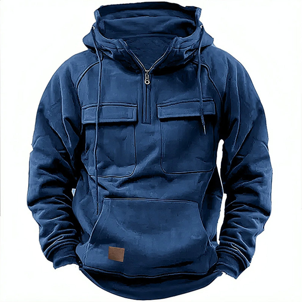 Men's Quarter-Zip Utility Hoodie - image 3