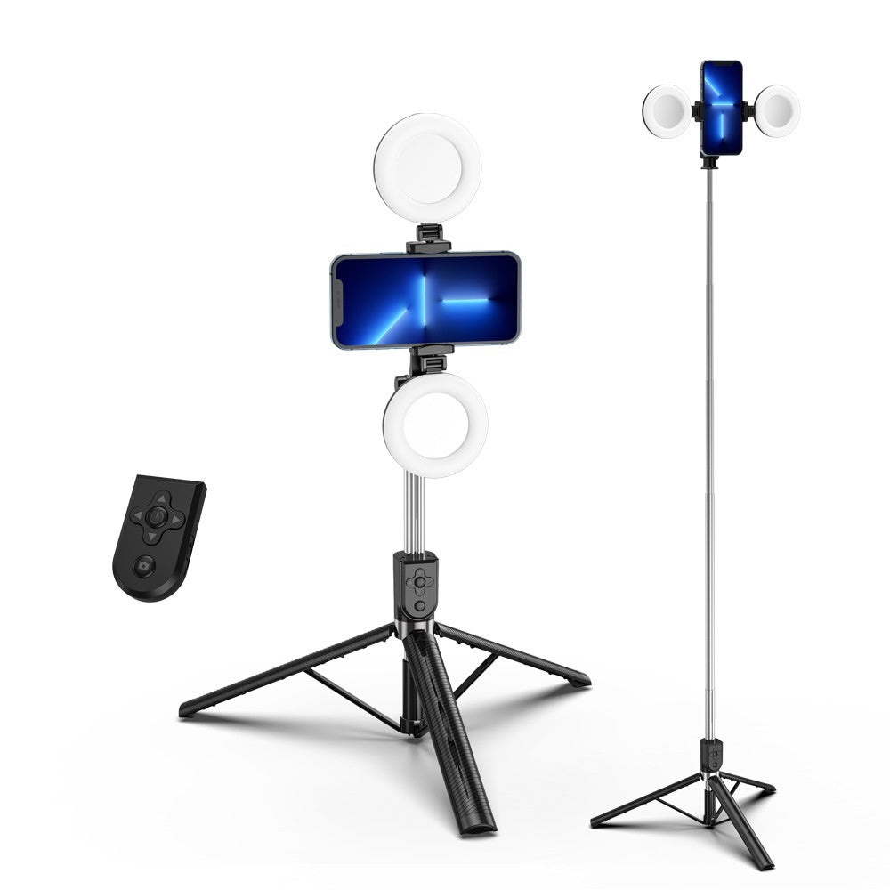 Extendable Selfie Stick Tripod with Fill Lights - image 2