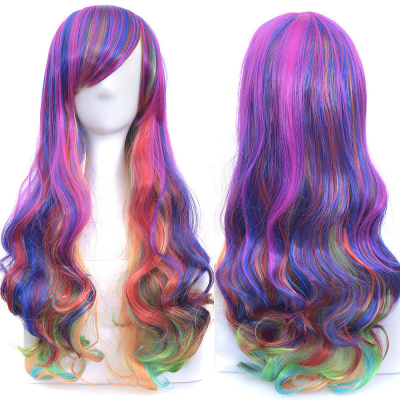 Colorful Long Wavy Cosplay Wig - image 7