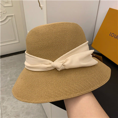 Women's Bow Straw Sun Hat - image 10