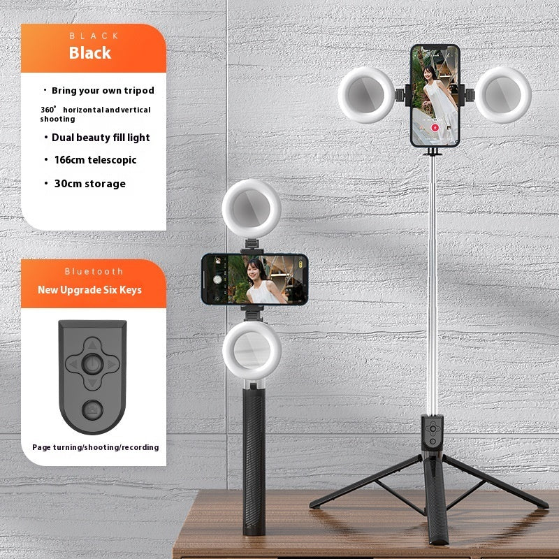 Extendable Selfie Stick Tripod with Fill Lights - image 6
