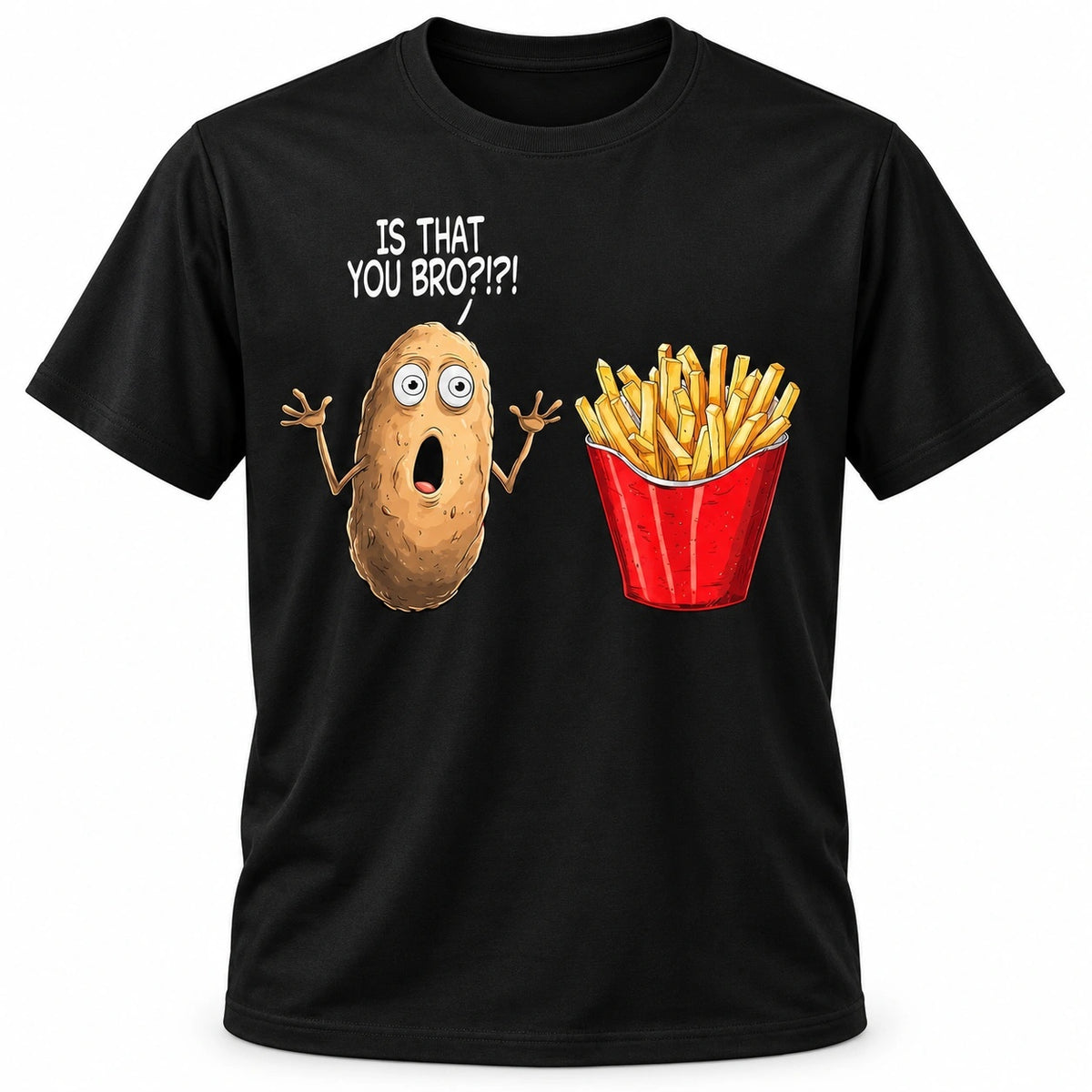 Potato & Fries Graphic Tee - image 1