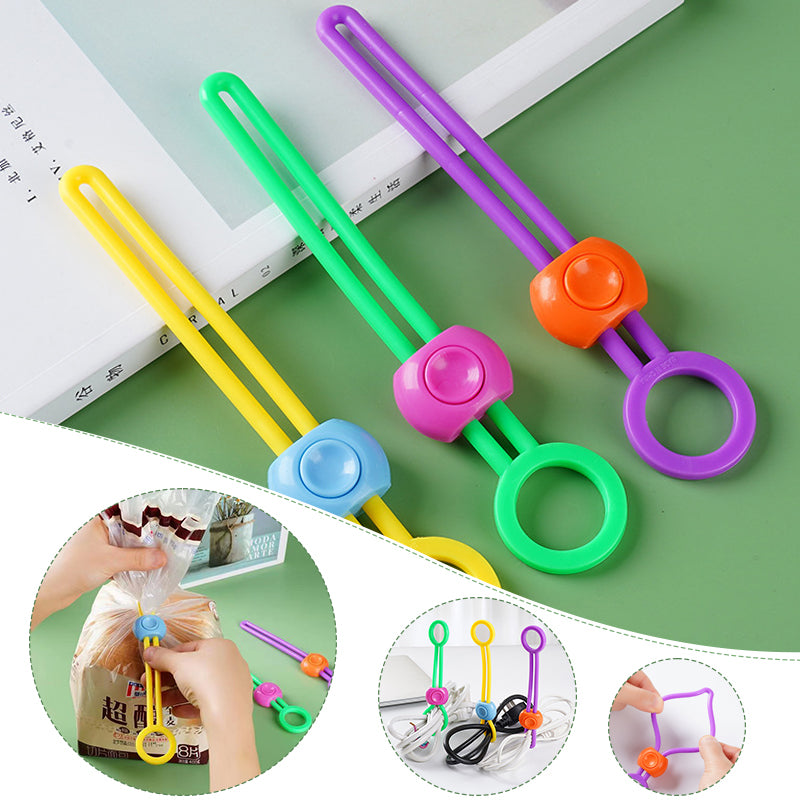 Silicone Food Bag Sealing Straps - image 1