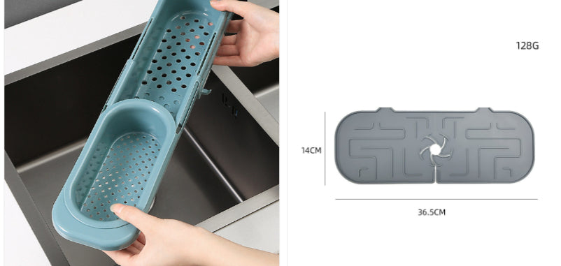 Telescopic Sink Rack for Soap & Sponges - image 2