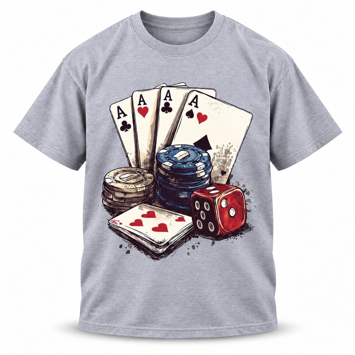 Poker Aces Graphic Tee - image 4