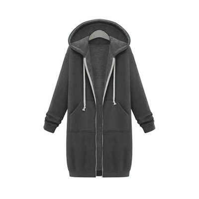 Women's Long Zip-Up Hoodie - image 2