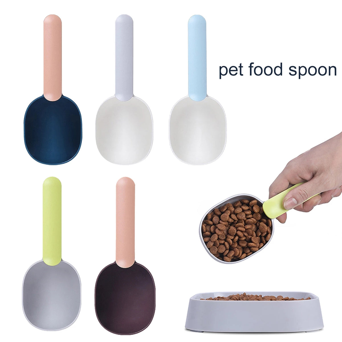 Pet Food Scoop with Bag Clip - image 2
