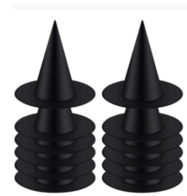 Black Wizard Costume Hat - image 9