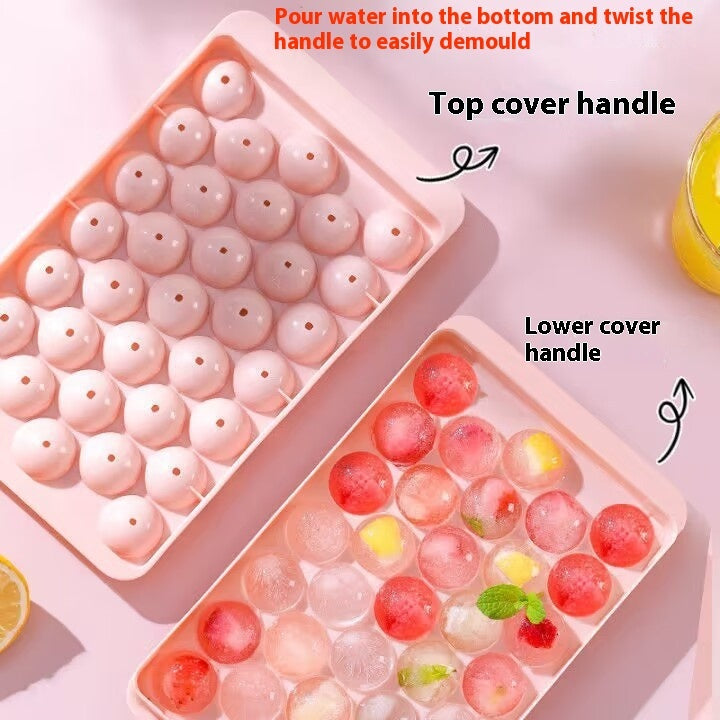 Silicone Ice Cube Tray with Lid - image 5