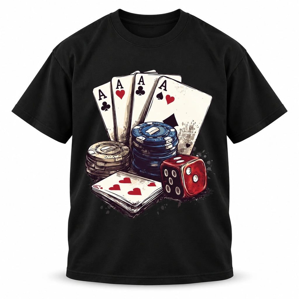 Poker Aces Graphic Tee - image 1