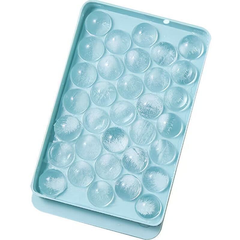 Silicone Ice Cube Tray with Lid - image 2